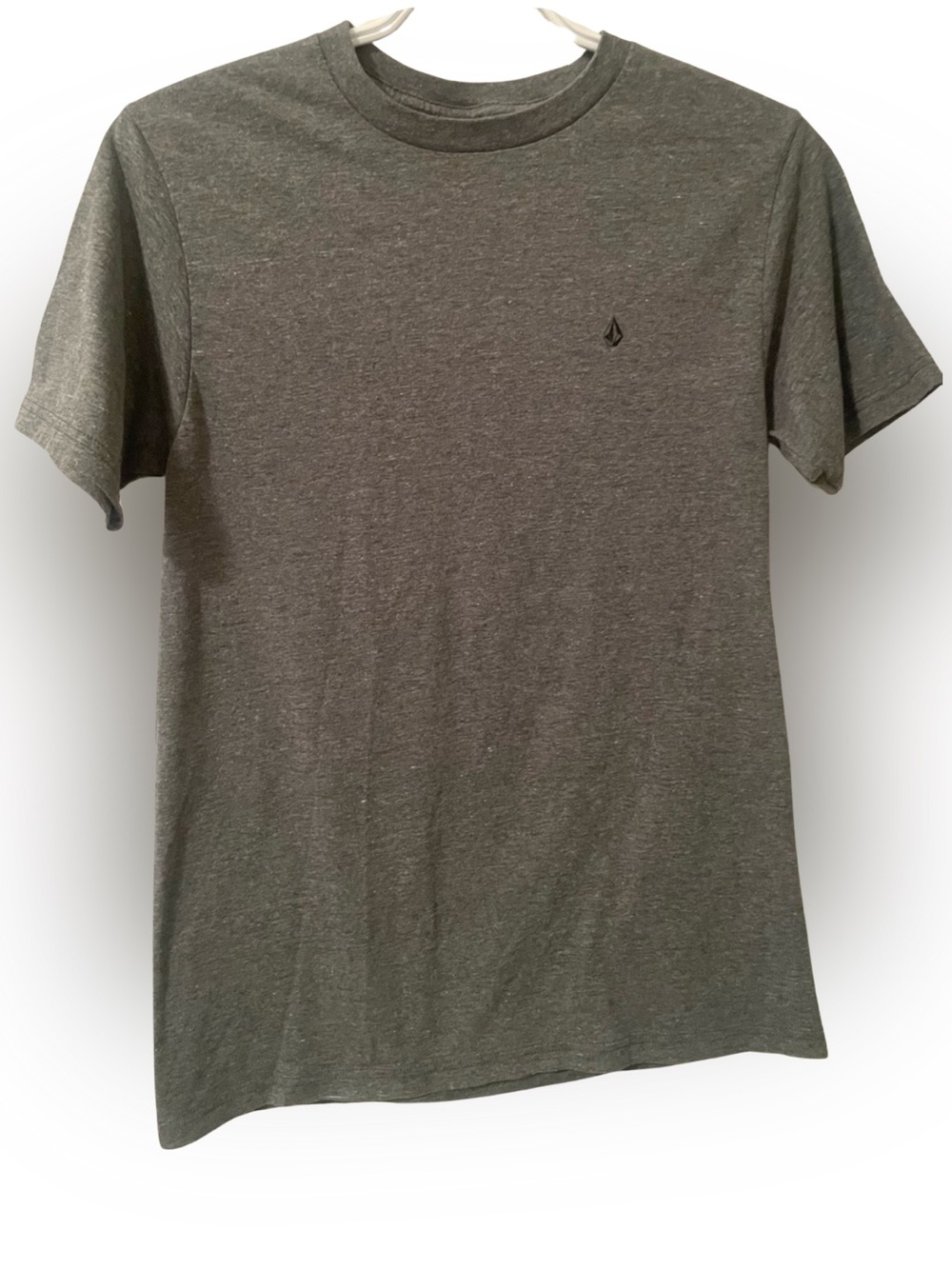 Volcom Men's Heather Gray Short Sleeve Crew Tee Size Small